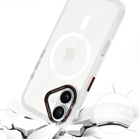Liavec Hybrid Magsafe Clear Case do Iphone 16