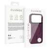 Liavec Cloudy Case with Metal Camera Frame do Iphone 18 Pro/17 Pro fioletowy (Camera Control Button)