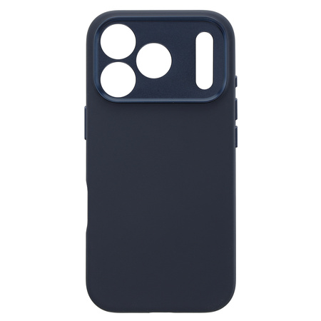 Liavec Silk Shield Case with Metal Camera Frame do Iphone 17 Pro Max granatowy