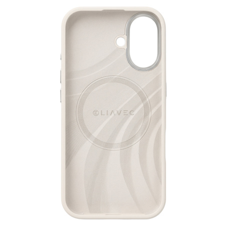 Liavec Silky Case with Metal Camera Frame do Iphone 17 beżowy
