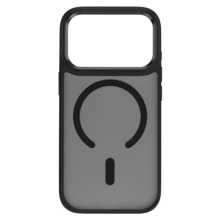 Liavec Cloudy Case with Metal Camera Frame do Iphone 17 Pro czarny (Camera Control Button)