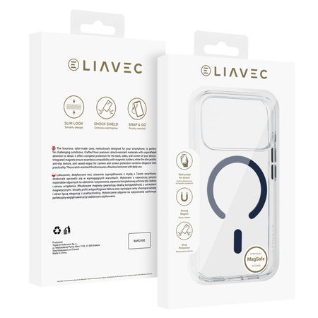 Liavec Pure Case für iPhone 17 Pro Blau