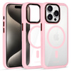 Liavec Hybrid Magsafe Clear Case do Iphone 15 Pro Max jasnoróżowy