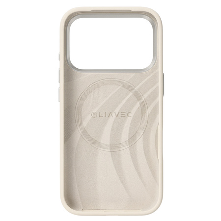 Liavec Silky Case with Metal Camera Frame für iPhone 17 Pro Beige