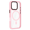 Liavec Hybrid Magsafe Clear Case do Iphone 16 Pro jasnoróżowy