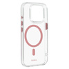Liavec Glossy Magsafe Clear Case für iPhone 15 Pro Rosa
