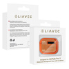 Liavec SlideLock Case do Apple AirPods Pro 3 przezroczysto-pomarańczowy