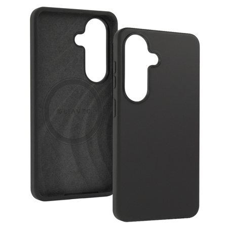 Liavec Silky Case with Metal Camera Frame do Samsung Galaxy S26 czarny