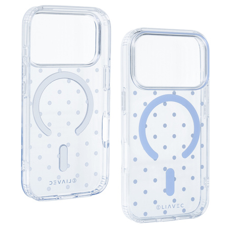 Liavec Bubble Case do Iphone 18 Pro/17 Pro jasnoniebieski