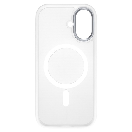Liavec Cloudy Case with Metal Camera Frame do Iphone 17 biały (Camera Control Button)