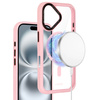 Liavec Hybrid Magsafe Clear Case do Iphone 16 jasnoróżowy