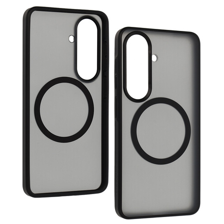 Liavec Soft Case Metal Frame do Samsung Galaxy S26 czarny