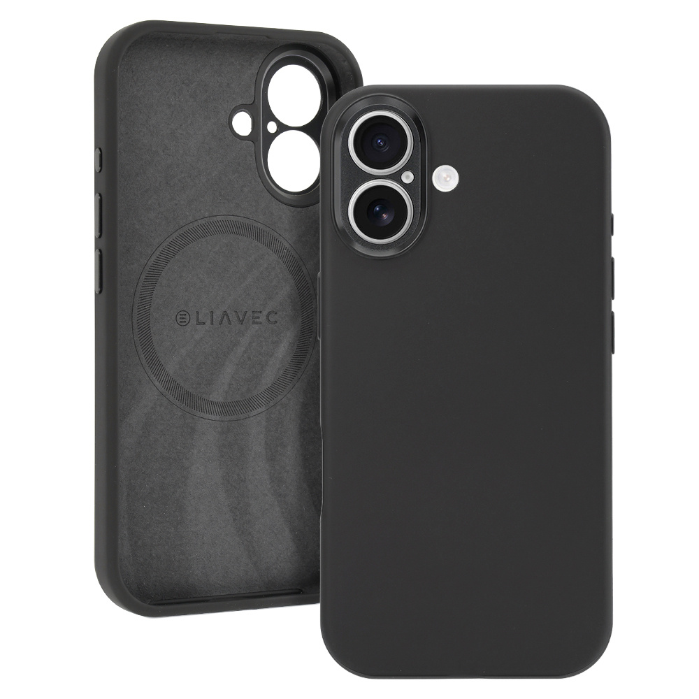 Liavec Silk Shield Case with Metal Camera Frame do Iphone 17 czarny