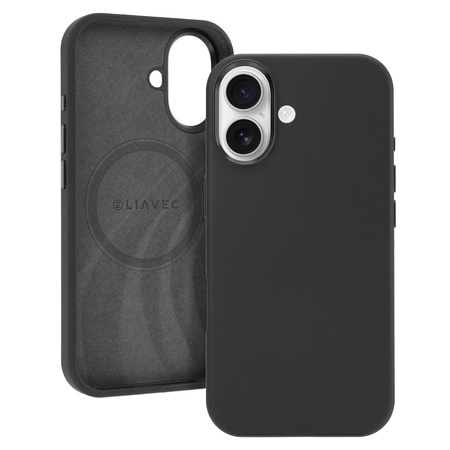 Liavec Silky Case with Metal Camera Frame do Iphone 17 czarny
